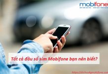 Các đầu số sim Mobifone 2019