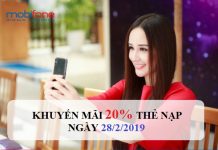 Chương trình khuyến mãi Mobifone ngày 28/2/2019