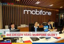 Địa chỉ cửa hàng Mobifone quận 1