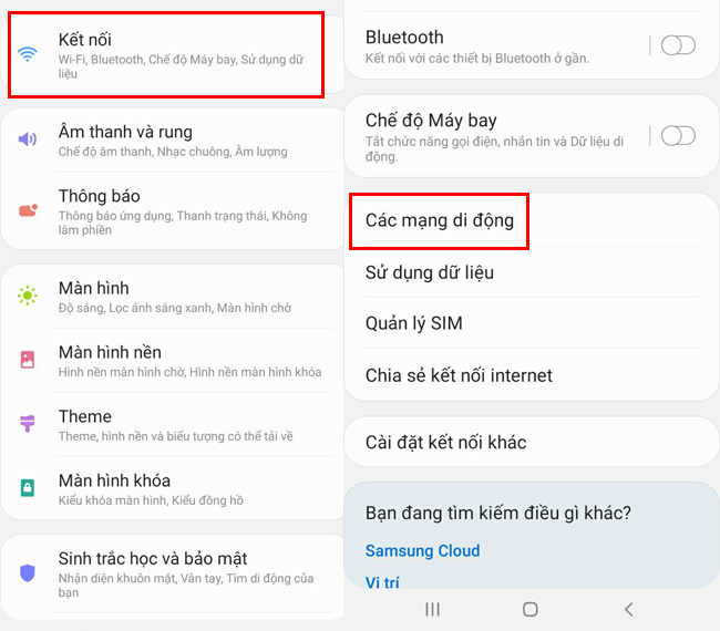 cai dat cau hinh apn mobifone