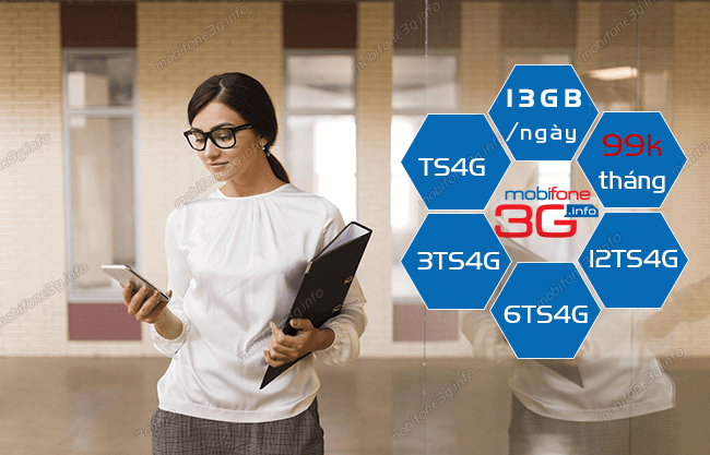 Tổng hợp các gói TS4G mạng MobiFone tặng 13GB/ngày