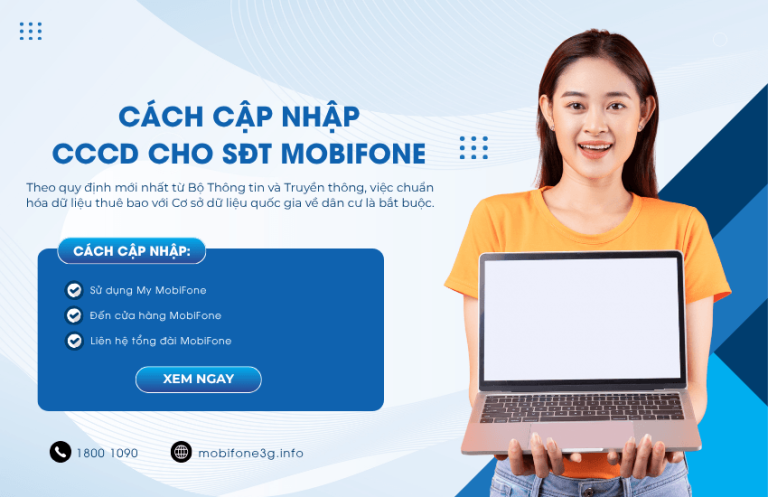cach cap nhap cccd cho sdt mobifone