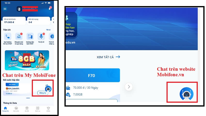 cach chat voi mobifone