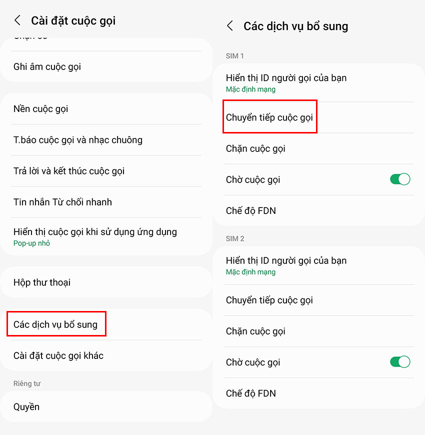 cach chuyen tiep cuoc goi mobifone the nao? cach chuyen tiep cuoc goi mobifone