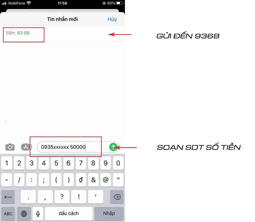cach chuyen tien mobifone không can mat khau