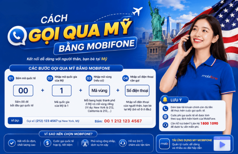 cach goi qua my bang mobifone