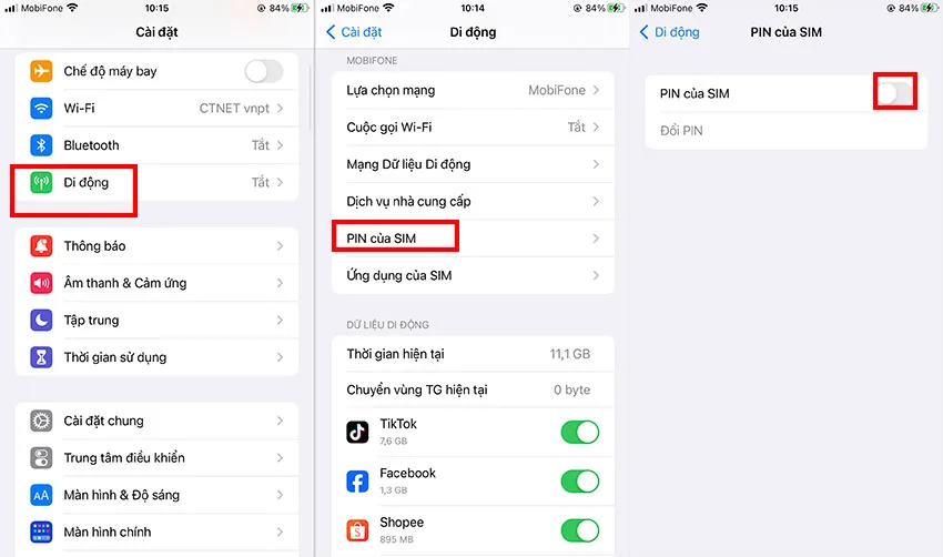 cach mo khoa ma pin sim mobifone