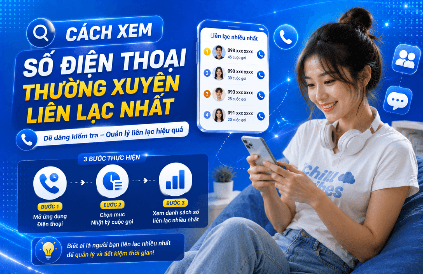 Cách biết SDT thường xuyên liên lạc Mobi, Vina, Viettel
