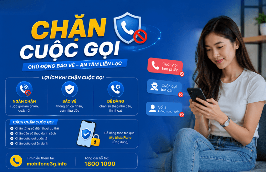 Cách chặn cuộc gọi rác lạ của MobiFone hoàn toàn miễn phí