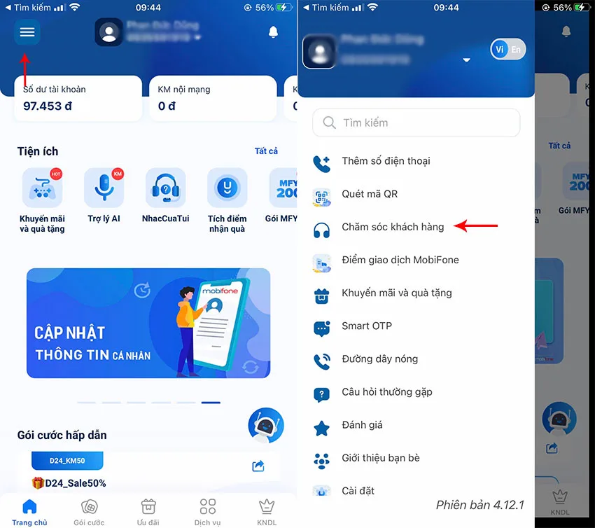 chat voi mobifone online