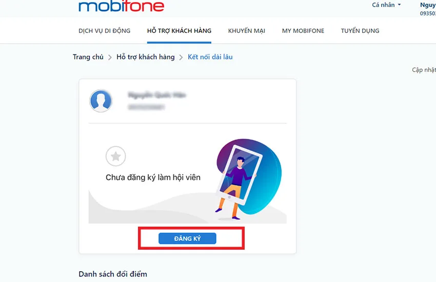 dang ky ket noi dai lau mobifone