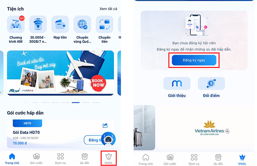 dang ky hoi vien ket noi dai lau mobifone