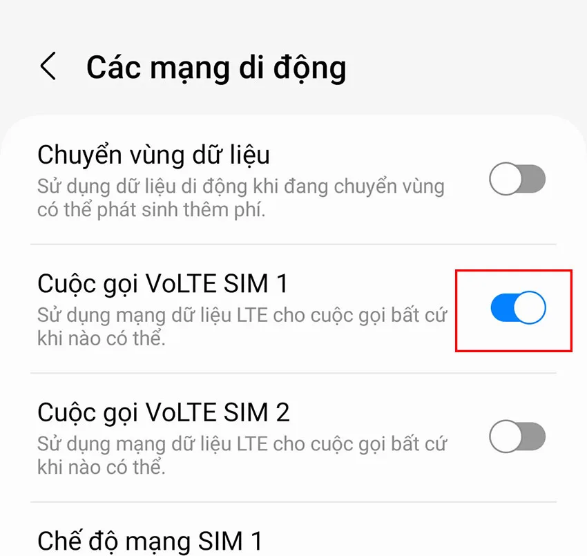 dang ky volte mobifone