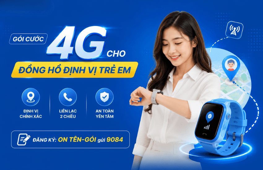 Đầy đủ gói cước MobiFone cho đồng hồ định vị trẻ em mới nhất