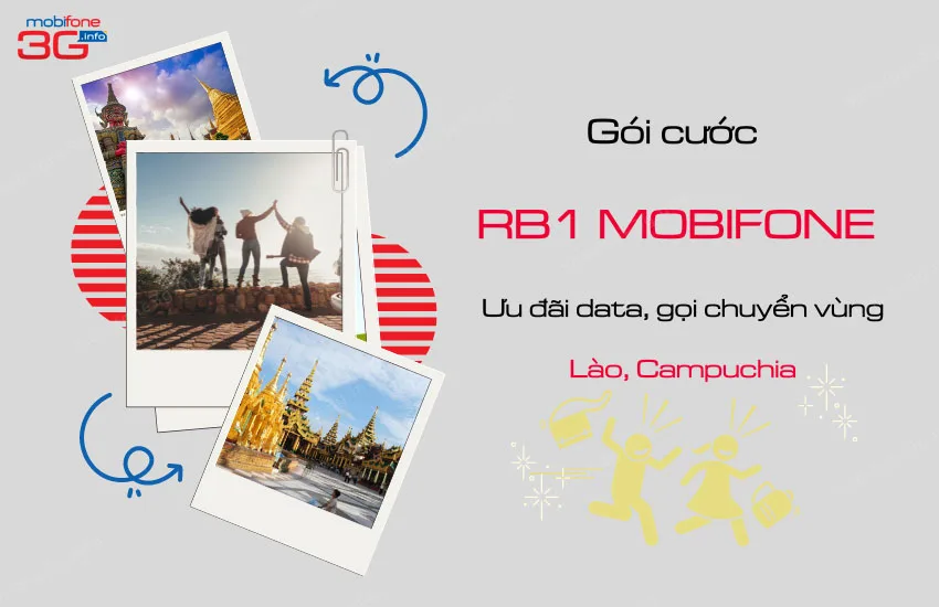 CVQT Lào, Campuchia giá rẻ với gói RB1 MobiFone