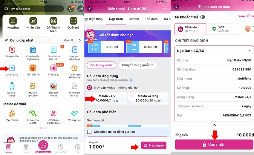 goi data momo 247 la gi?