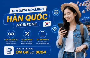 goi data roaming han quoc mobifone