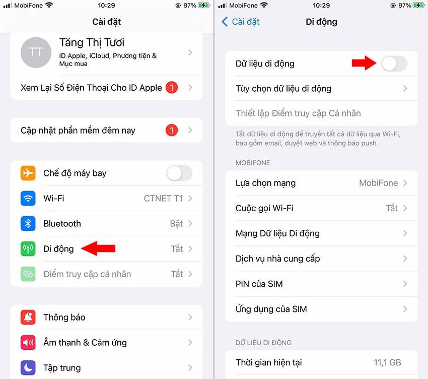 khong bat duoc 4g mobifone la tai sao?