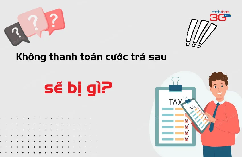 Xử phạt nợ không thanh toán cước trả sau Viettel, Mobi, Vina
