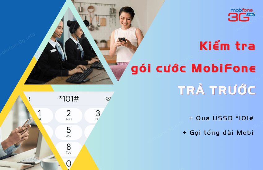 Tra cứu, kiểm tra gói cước MobiFone trả trước sim đang dùng