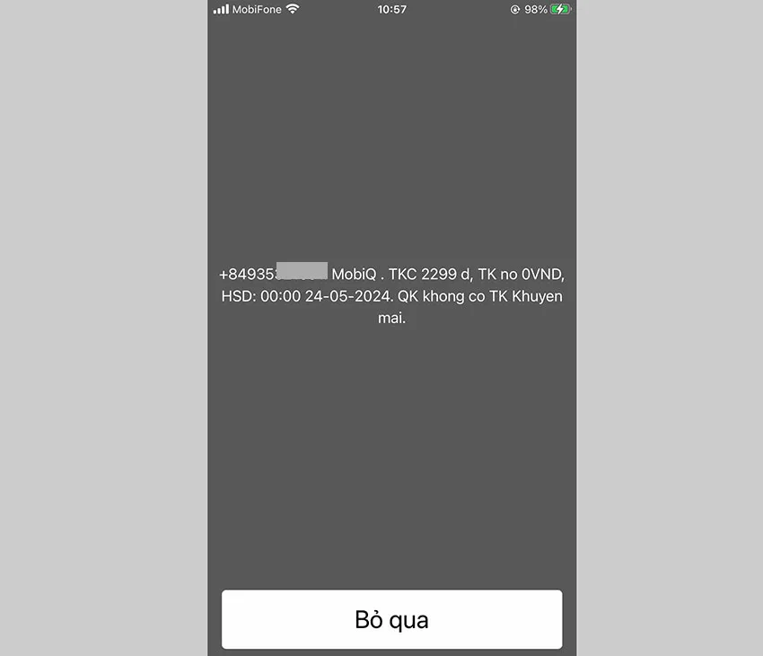 kiem tra sim bi khoa mobifone