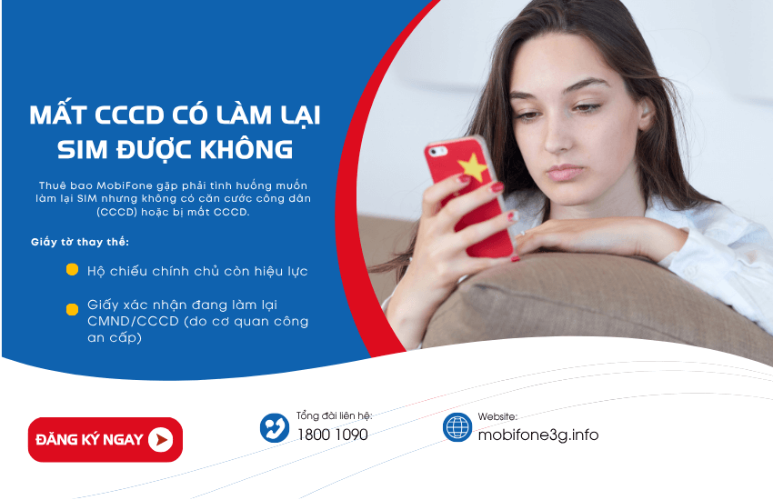 Không có CCCD có làm lại sim được không? Các hình thức thay thế