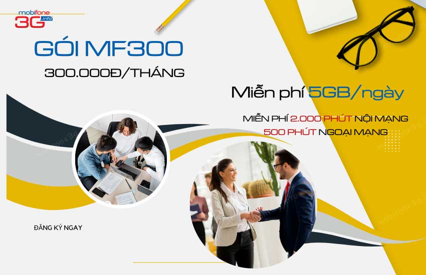 HOT: MF300 MobiFone ưu đãi siêu khủng 5GB/ngày, 2500 phút