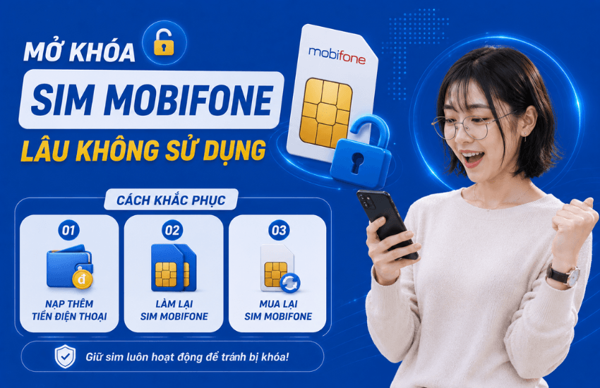 Cách mở khoá, kích hoạt lại sim MobiFone lâu không sử dụng