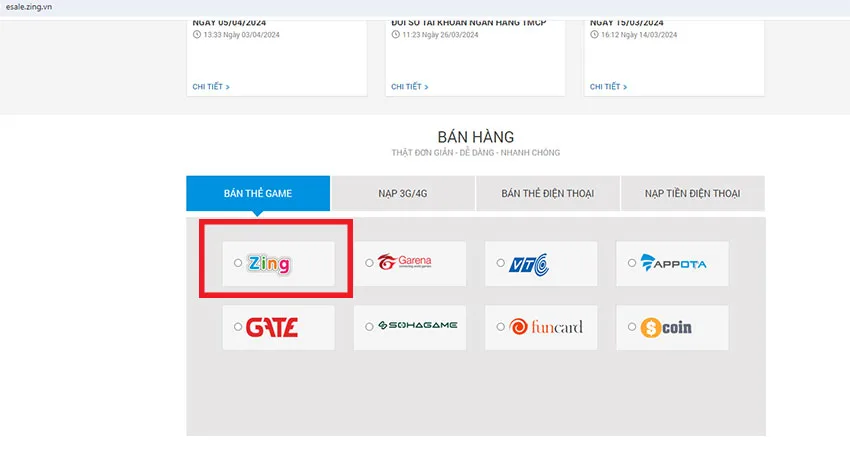 nap the zing bang sms 