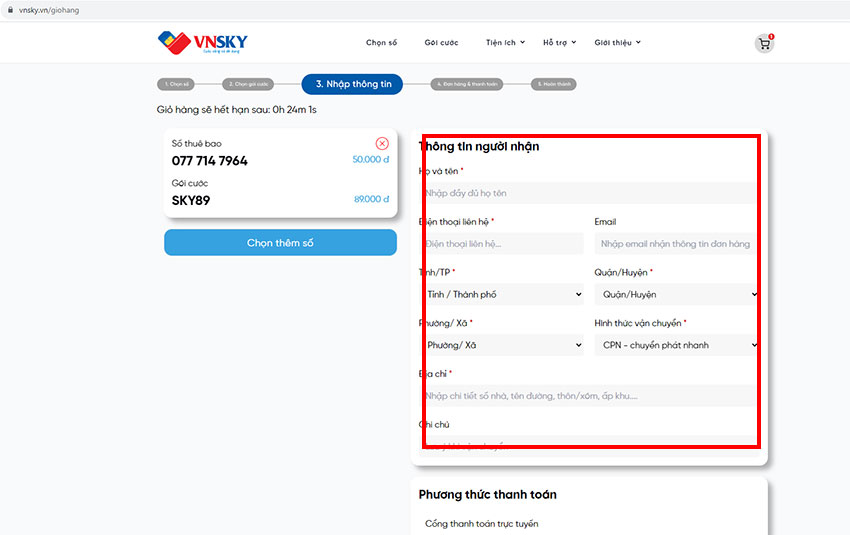 sim vnsky la gi?