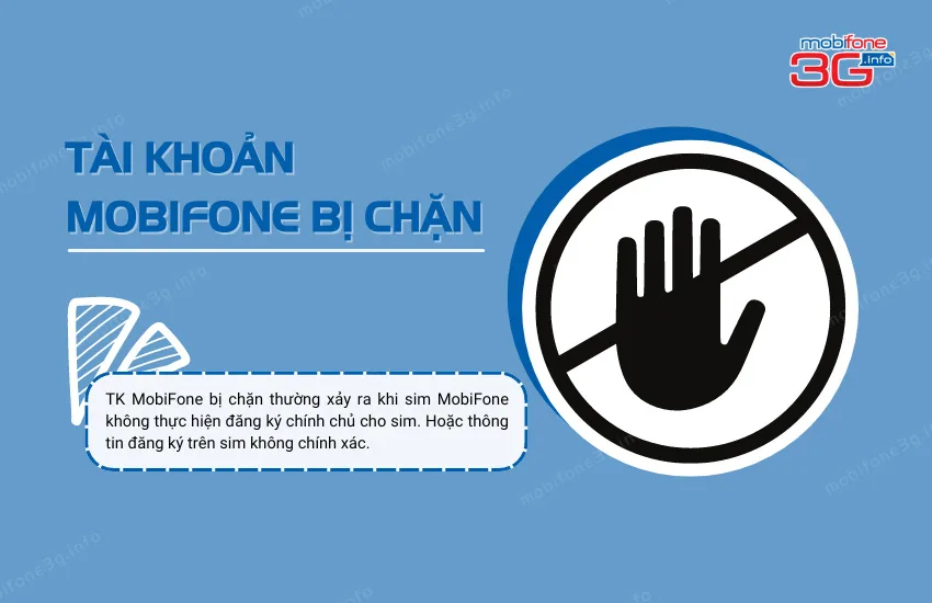 1 Phút sửa ngay lỗi tài khoản MobiFone đã bị chặn