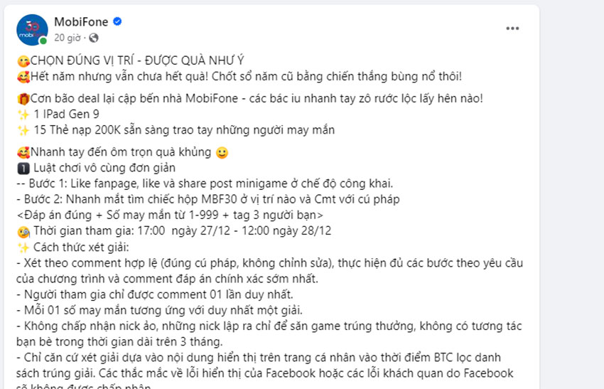 the cao mobifone mien phi có so seri