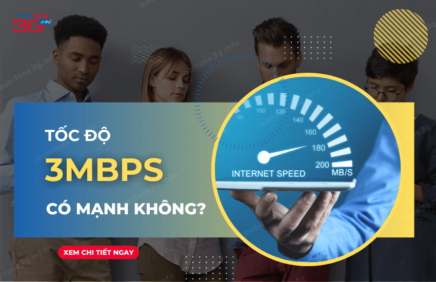 Review thực tế tốc độ 3Mbps chơi game, xem YouTube, Tiktok