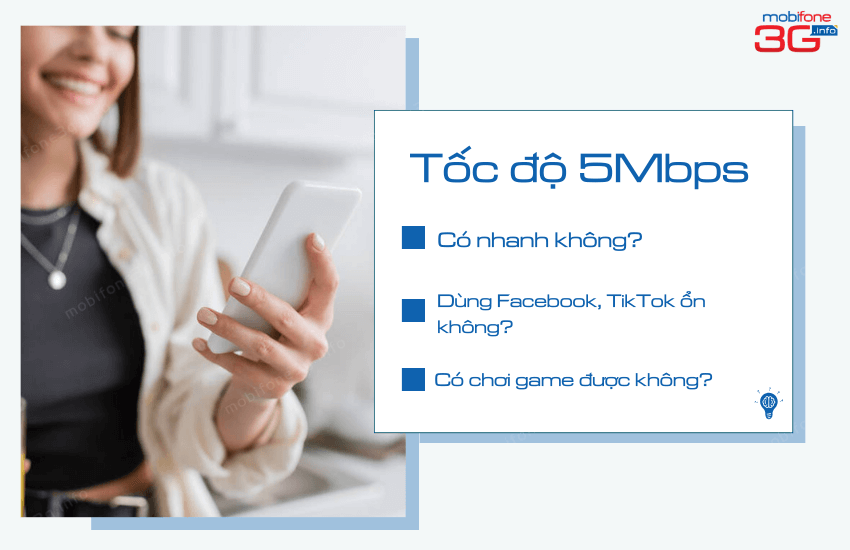 Hiểu rõ tốc độ 5Mbps có nhanh không mà chơi game, YouTube
