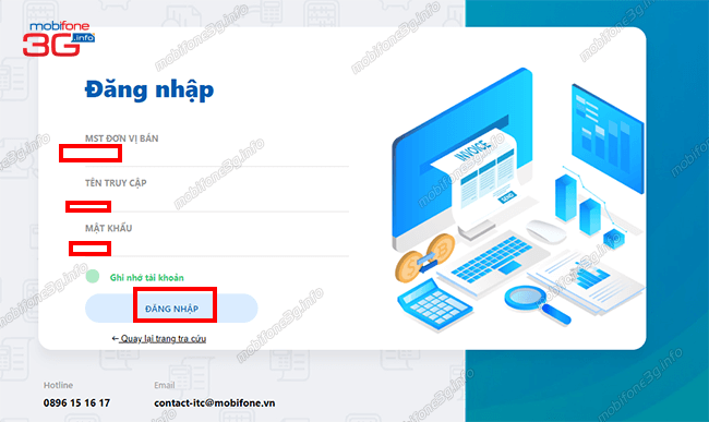 tra hoa don mobifone invoice