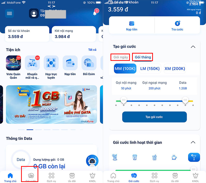 tu tao goi cuoc mobifone