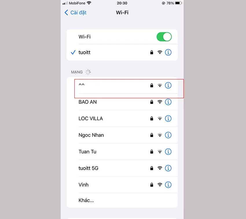 wifi yeu cau dang nhap uy quyen tren dien thoai