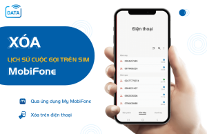 xoa lich su cuoc goi tren sim mobifone